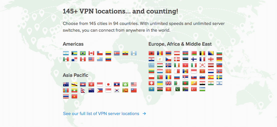 ExpressVPN全球服务器